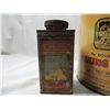 Image 3 : LOT 6 VINTAGE TINS MIXED FOOD, TABACCO, VARNISH