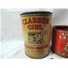Image 4 : LOT 6 VINTAGE TINS MIXED FOOD, TABACCO, VARNISH