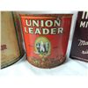 Image 7 : LOT 6 VINTAGE TINS MIXED FOOD, TABACCO, VARNISH