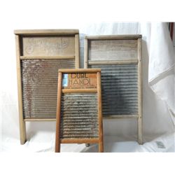 LOT 3 ANTIQUE WASHBOARDS
