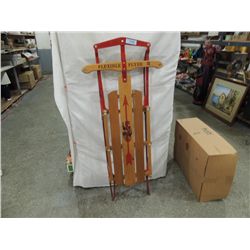 FLEXIBLE FLYER 3 WOODEN SLED