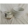 Image 1 : LOT 2 ANTIQUE CERAMIC POTS