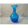 Image 1 : LARGE AQUA BLUE GLASS VASE