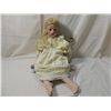 Image 1 : PORCELAIN DOLL IN LIGHT YELLOW DRESS