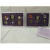Image 1 : 1985 & 1990 UNITED STATES MINT PROOF COIN SET