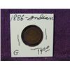 Image 1 : 1886 INDIAN HEAD PENNY