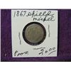 Image 1 : 1867 SHIELD NICKEL