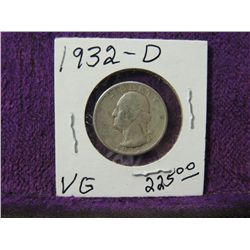 1932 D QUARTER