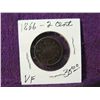 Image 1 : 1866 2 CENT PIECE