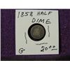 Image 1 : 1858 HALF DIME