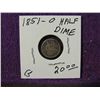 Image 1 : 1851 HALF DIME