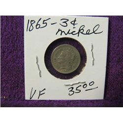 1865 3 CENT NICKEL