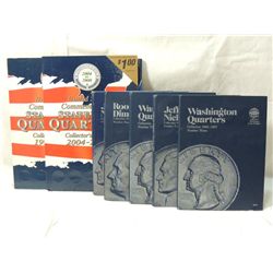 LOT 7 COIN COLLECTING ALBUMS