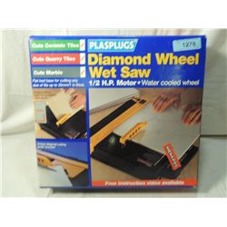 PLASPLUGS DIAMOND WHEEL WET SAW