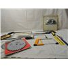 Image 1 : BOX LOT ASSORTED HAND SAWS & SAW BLADES