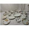 Image 1 : LOT 21 ASSORTED CHINA CUPS, BOWL, TEA POT