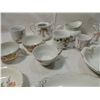 Image 2 : LOT 21 ASSORTED CHINA CUPS, BOWL, TEA POT