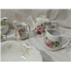 Image 3 : LOT 21 ASSORTED CHINA CUPS, BOWL, TEA POT