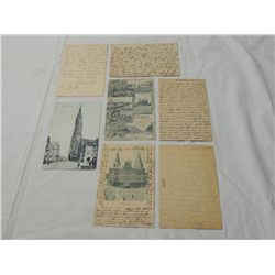 LOT 7 ANTIQUE GERMAN POSTCARDS