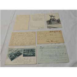LOT 7 ANTIQUE GERMAN POSTCARDS