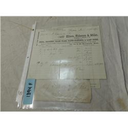 LOT 2 1874-1875 COVERS WITH LETTERHEAD