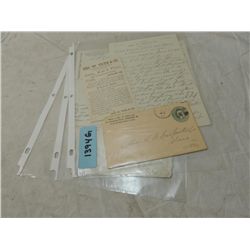 LOT 3 1874-1875 COVERS WITH LETTERHEAD