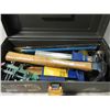 Image 3 : TOOL BOX WITH ASSORTED TOOLS