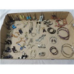 37 PAIRS PIERCED EARRINGS
