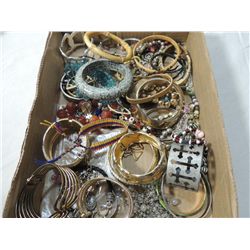 BOX LOT ASSORTED BRACELETS