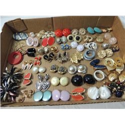 45+ PAIRS CLIP ON EARRINGS