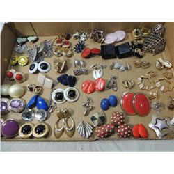 40+ PAIRS CLIP ON EARRINGS