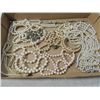 Image 2 : BOX LOT ASSORTED PEARL STYLE NECKLACES