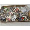 Image 1 : BOX LOT ASSORTED EARRINGS SINGLE EARRINGS