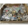 Image 1 : BOX LOT ASSORTED SINGLE EARRINGS BEADS