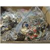 Image 2 : BOX LOT ASSORTED SINGLE EARRINGS BEADS