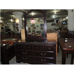 MODERN DRESSER AND MIRROR