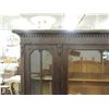 Image 2 : ANTIQUE BOOKCASE DISPLAY CABINET WITH GLASS DOORS