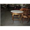 Image 1 : FRANCE OVAL PARLOR TABLE MARBLE TOP