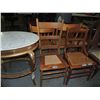 Image 1 : WOODEN CANE SEAT CHAIR