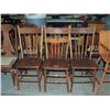 Image 1 : 3 COUNTRY DINNING CHAIRS