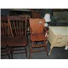 Image 1 : VINTAGE WOODEN HIGH CHAIR