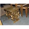 Image 2 : GILDED WOOD TABLE