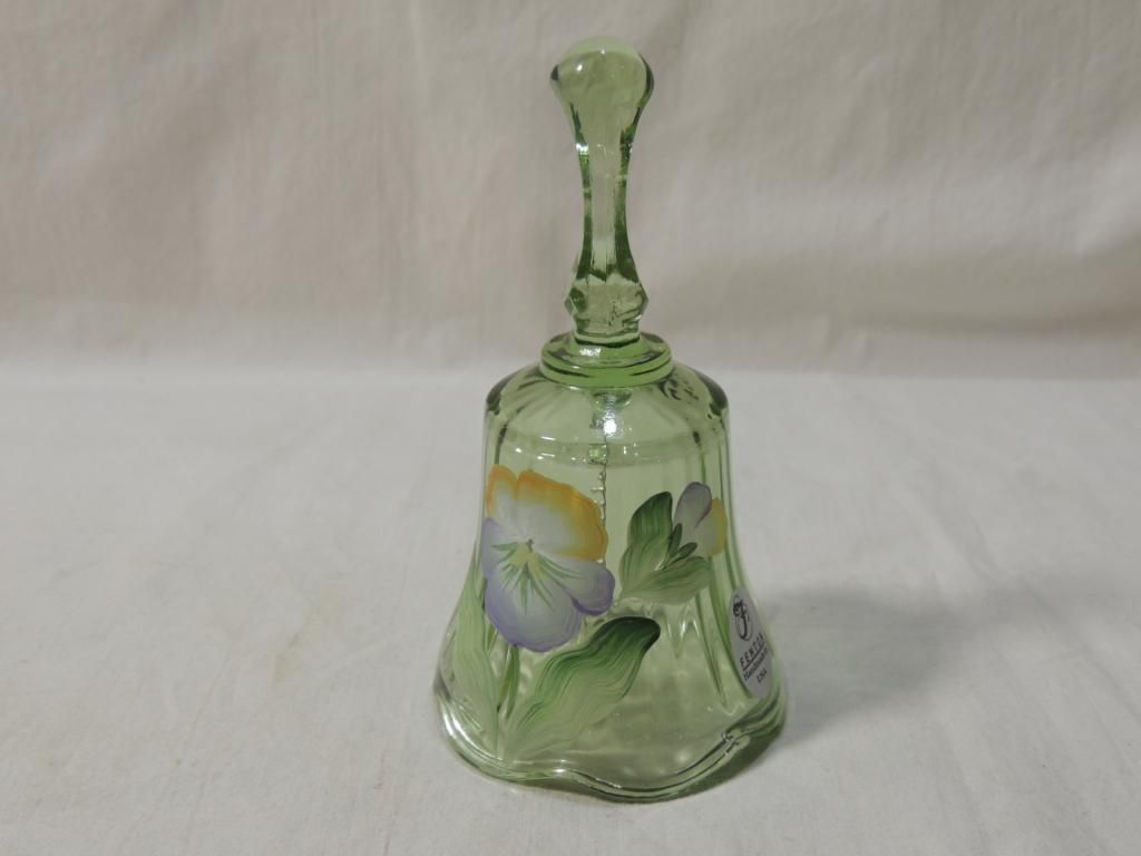 FENTON GLASS HAND PAINTED BELL