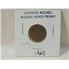 Image 1 : 1860 COPPER NICKEL INDIAN HEAD PENNY