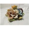 Image 2 : CAPDIMONTE ITALY FLOWER BUNCH CANDLE HOLDER