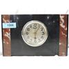 Image 4 : 3 PIECE ART DECO MARBLE MANTLE CLOCK