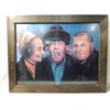 Image 1 : THREE STOOGES PAINTING SIGNED FRAMED