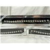 Image 1 : LOT 3 SILVERTONE BEAD BRACELET