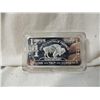 Image 1 : GERMAN SILVER 1 TROY OUNCE BISON BAR
