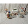 Image 1 : LOT 4 CERAMIC TEA HOT CHOCOLATE POTS & JAR